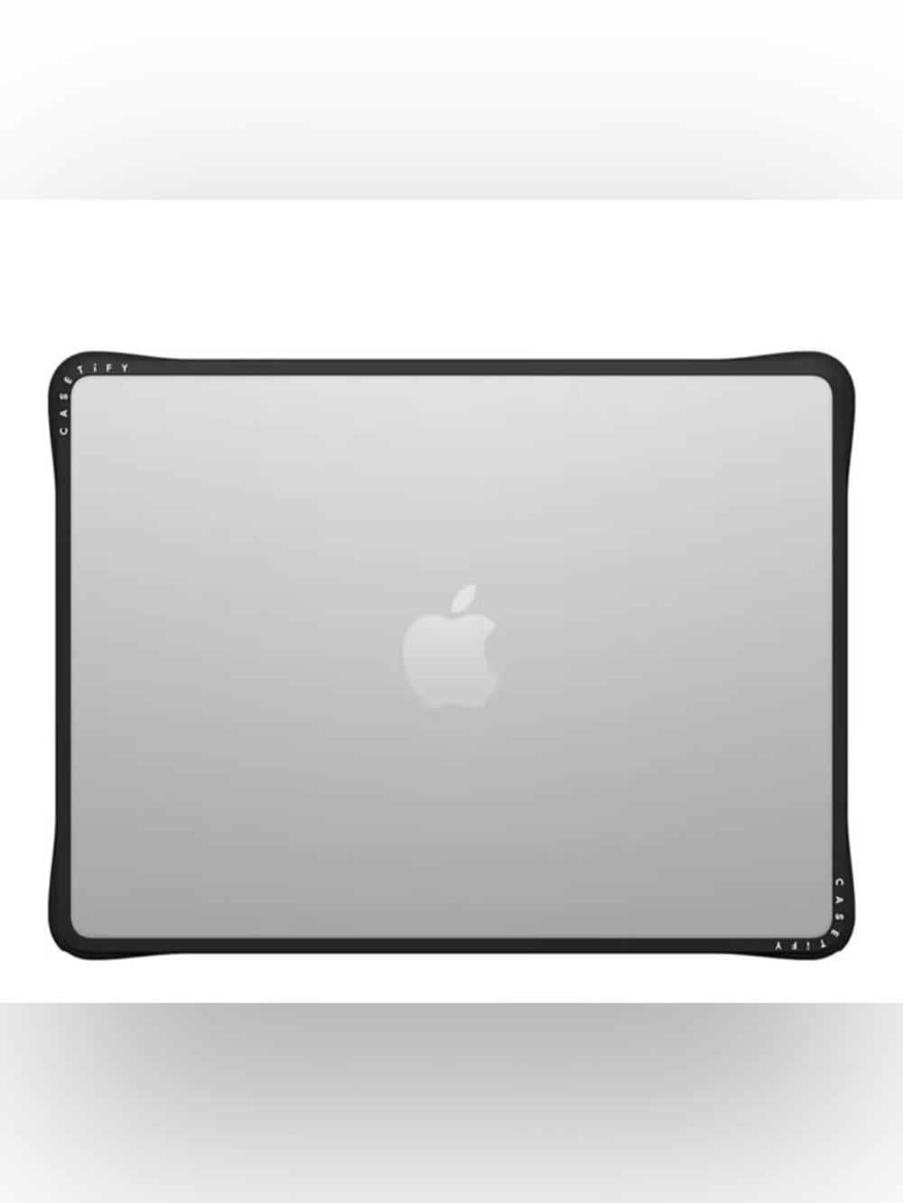 Casetify Clear Black Bumper MacBook Case - MacBook Air 13” clear black case